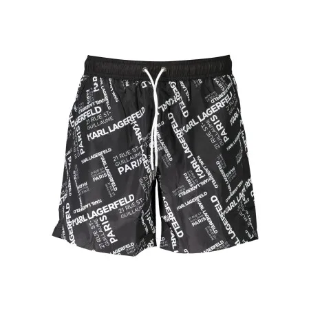 KARL LAGERFELD BEACHWEAR COSTUME SOUS-VÊTEMENTS HOMME NOIR - KARL LAGERFELD BEACHWEAR
