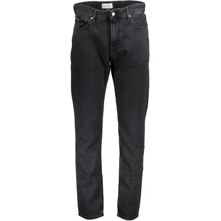 CALVIN KLEIN JEAN EN DENIM NOIR POUR HOMMES - CALVIN KLEIN