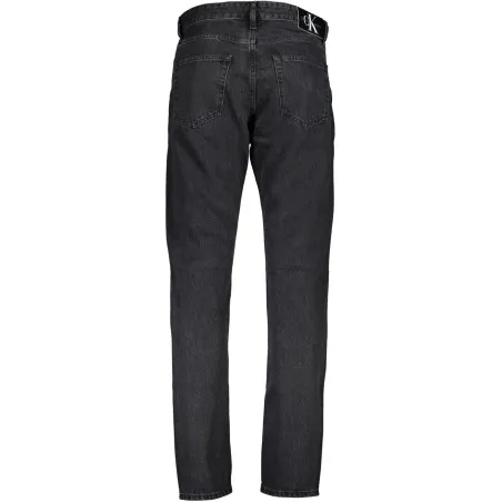 CALVIN KLEIN JEAN EN DENIM NOIR POUR HOMMES - CALVIN KLEIN