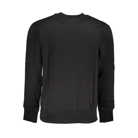 SWEAT-SHIRT SANS FERMETURE ÉCLAIR NOIR CALVIN KLEIN POUR HOMMES - CALVIN KLEIN