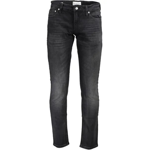 CALVIN KLEIN JEAN EN DENIM NOIR POUR HOMMES - CALVIN KLEIN