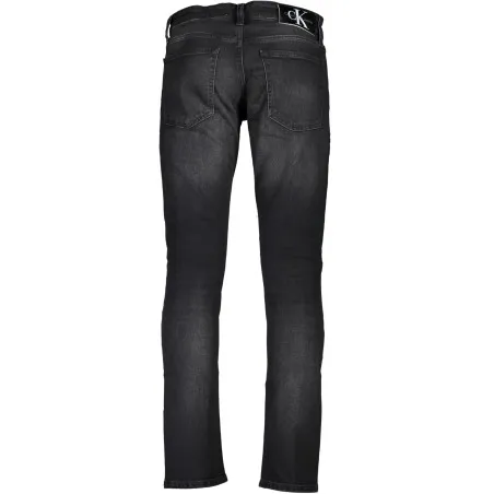 CALVIN KLEIN JEAN EN DENIM NOIR POUR HOMMES - CALVIN KLEIN