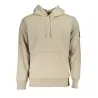 SWEAT-SHIRT SANS FERMETURE ÉCLAIR BEIGE CALVIN KLEIN POUR HOMMES - CALVIN KLEIN