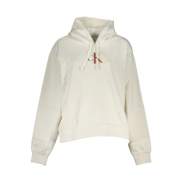 SWEAT-SHIRT SANS FERMETURE ÉCLAIR POUR FEMME CALVIN KLEIN BLANC - CALVIN KLEIN