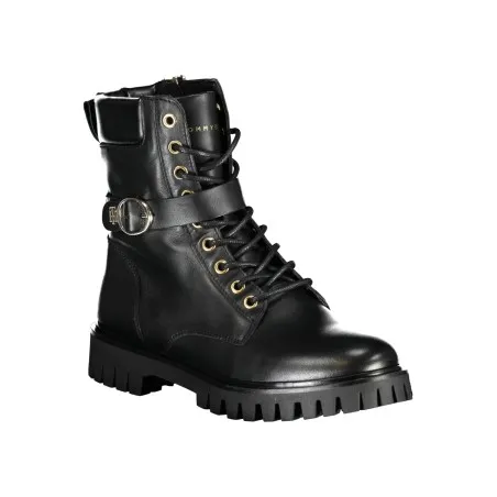 BOTTES CHAUSSURES TOMMY HILFIGER NOIRE POUR FEMME - TOMMY HILFIGER