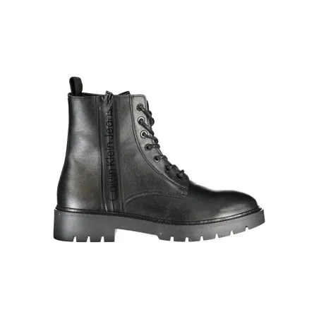 CHAUSSURES DE BOTTES POUR HOMMES CALVIN KLEIN NOIR - CALVIN KLEIN