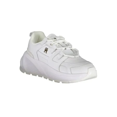 CHAUSSURES DE SPORT POUR FEMMES TOMMY HILFIGER BLANCHES - TOMMY HILFIGER