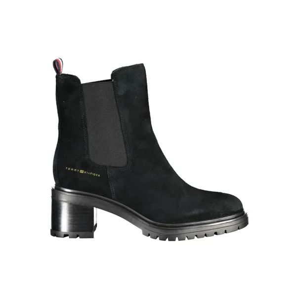 BOTTES CHAUSSURES TOMMY HILFIGER NOIRE POUR FEMME - TOMMY HILFIGER