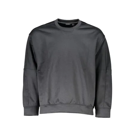 SWEAT-SHIRT SANS FERMETURE ÉCLAIR NOIR CALVIN KLEIN POUR HOMMES - CALVIN KLEIN