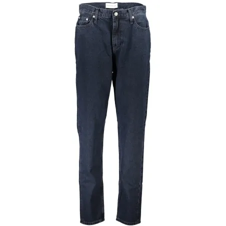 CALVIN KLEIN JEAN EN DENIM FEMME BLEU - CALVIN KLEIN
