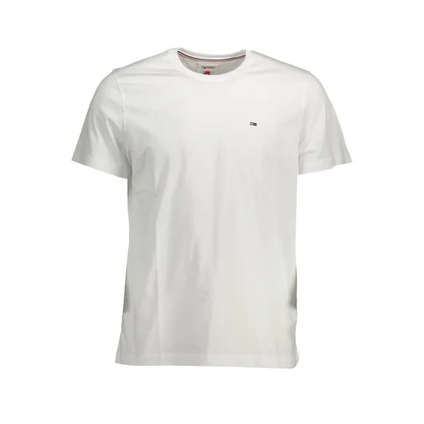 TOMMY HILFIGER T-SHIRT BLANC À MANCHES COURTES POUR HOMMES - TOMMY HILFIGER