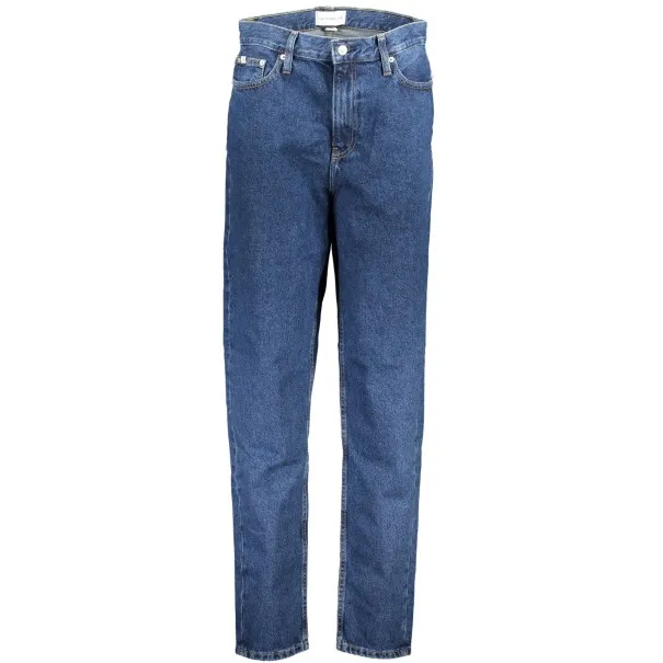 CALVIN KLEIN JEAN EN DENIM FEMME BLEU - CALVIN KLEIN