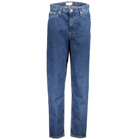 CALVIN KLEIN JEAN EN DENIM FEMME BLEU - CALVIN KLEIN