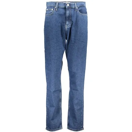 CALVIN KLEIN JEAN EN DENIM FEMME BLEU - CALVIN KLEIN