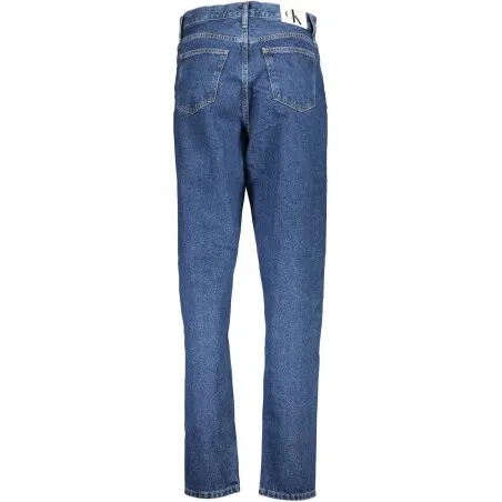 CALVIN KLEIN JEAN EN DENIM FEMME BLEU - CALVIN KLEIN