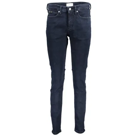 CALVIN KLEIN JEAN EN DENIM FEMME BLEU - CALVIN KLEIN