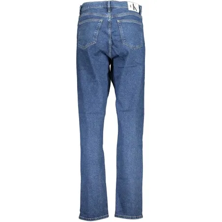 CALVIN KLEIN JEAN EN DENIM FEMME BLEU - CALVIN KLEIN
