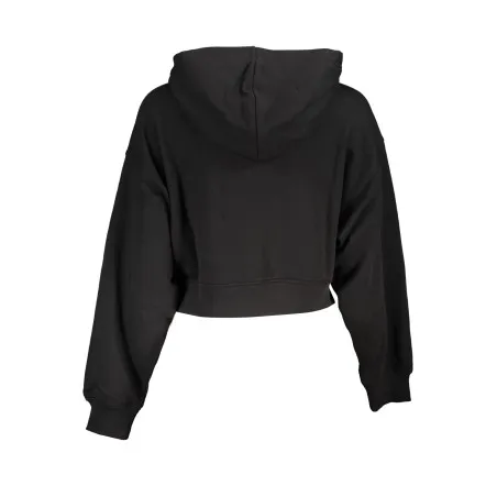 SWEAT-SHIRT ZIPPÉ NOIR CALVIN KLEIN FEMME - CALVIN KLEIN