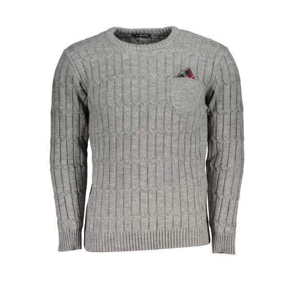 PULL GRIS POUR HOMME US GRAND - U.S. GRAND