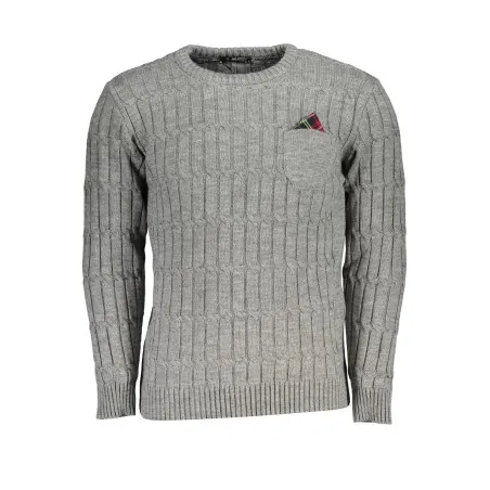 PULL GRIS POUR HOMME US GRAND - U.S. GRAND