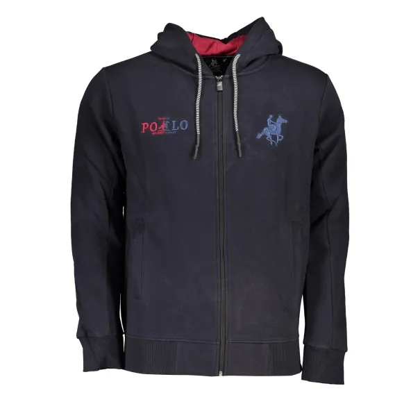 SWEAT-SHIRT BLEU À FERMETURE ÉCLAIR POUR HOMME US GRAND - U.S. GRAND