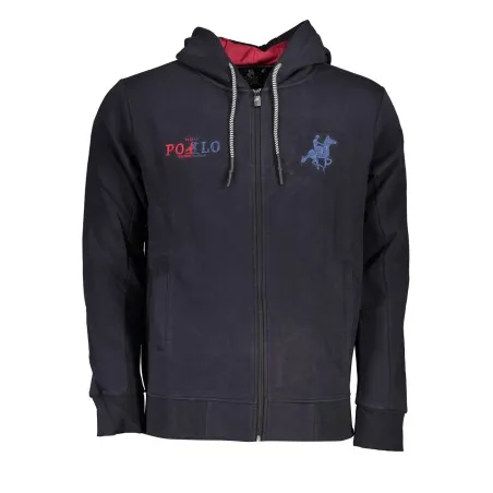 SWEAT-SHIRT BLEU À FERMETURE ÉCLAIR POUR HOMME US GRAND - U.S. GRAND