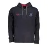SWEAT-SHIRT BLEU À FERMETURE ÉCLAIR POUR HOMME US GRAND - U.S. GRAND