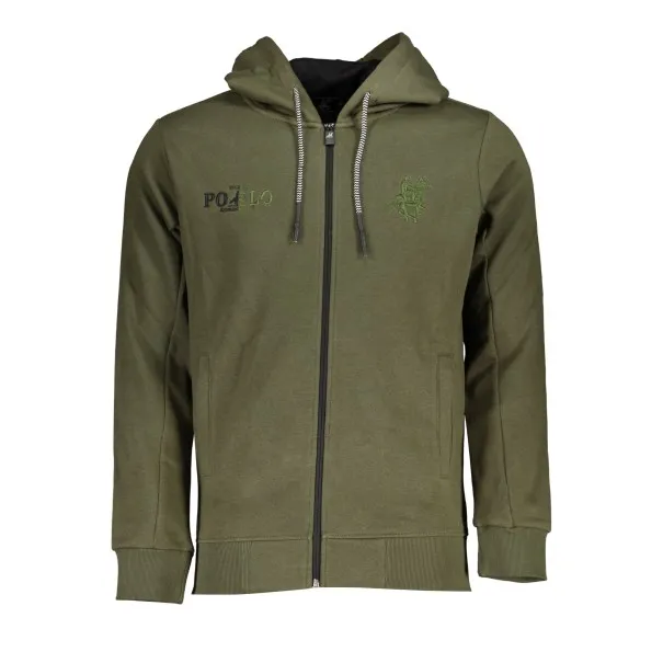 SWEAT-SHIRT VERT À FERMETURE ÉCLAIR POUR HOMME US GRAND - U.S. GRAND