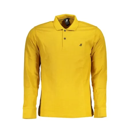 Chemise polo US Grand Polo à manches longues pour homme, jaune - U.S. GRAND