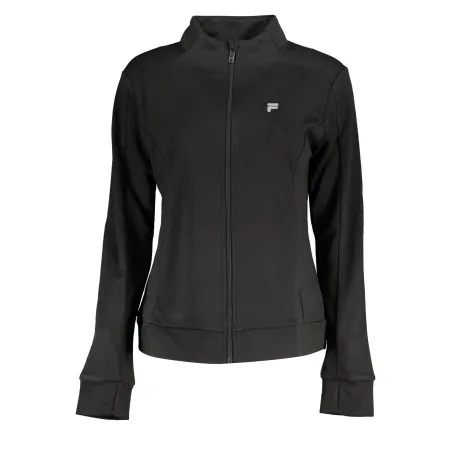 SWEAT-SHIRT ZIPPÉ NOIR FILA FEMME - FILA