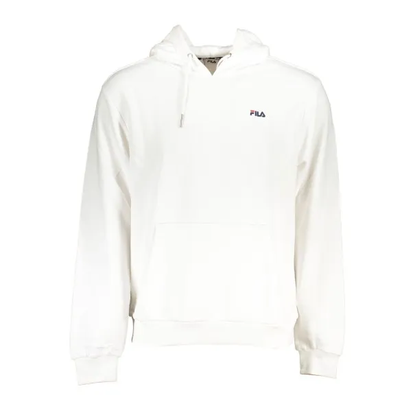 FILA SWEAT-SHIRT SANS FERMETURE ÉCLAIR BLANC POUR HOMMES - FILA