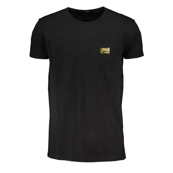 T-SHIRT À MANCHES COURTES HOMME CAVALLI CLASS NOIR - CAVALLI CLASS