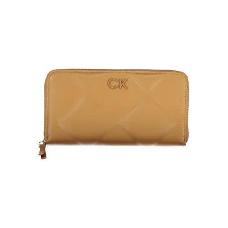 PORTEFEUILLE FEMME CALVIN KLEIN MARRON - CALVIN KLEIN