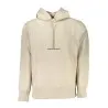 SWEAT-SHIRT SANS FERMETURE ÉCLAIR BEIGE CALVIN KLEIN POUR HOMMES - CALVIN KLEIN