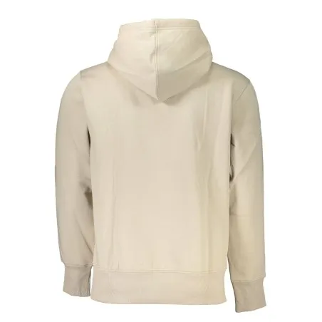 SWEAT-SHIRT SANS FERMETURE ÉCLAIR BEIGE CALVIN KLEIN POUR HOMMES - CALVIN KLEIN