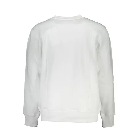 SWEAT-SHIRT SANS FERMETURE ÉCLAIR BLANC CALVIN KLEIN POUR HOMMES - CALVIN KLEIN