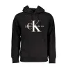 SWEAT-SHIRT SANS FERMETURE ÉCLAIR NOIR CALVIN KLEIN POUR HOMMES - CALVIN KLEIN