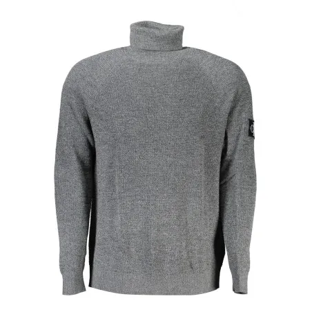 PULL GRIS POUR HOMMES CALVIN KLEIN - CALVIN KLEIN