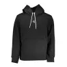 SWEAT-SHIRT SANS FERMETURE ÉCLAIR NOIR CALVIN KLEIN POUR HOMMES - CALVIN KLEIN