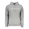 SWEAT-SHIRT SANS FERMETURE ÉCLAIR GRIS CALVIN KLEIN POUR HOMMES - CALVIN KLEIN