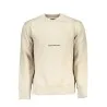 SWEAT-SHIRT SANS FERMETURE ÉCLAIR BEIGE CALVIN KLEIN POUR HOMMES - CALVIN KLEIN