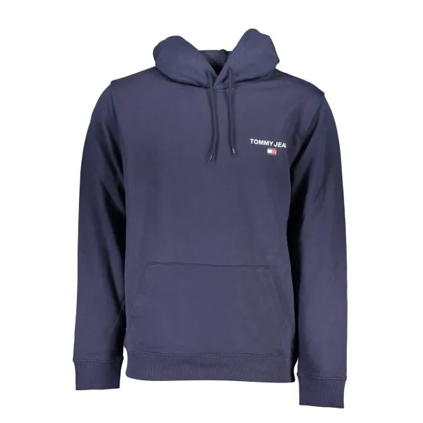 SWEAT-SHIRT SANS FERMETURE ÉCLAIR BLEU TOMMY HILFIGER POUR HOMMES - TOMMY HILFIGER