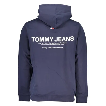 SWEAT-SHIRT SANS FERMETURE ÉCLAIR BLEU TOMMY HILFIGER POUR HOMMES - TOMMY HILFIGER