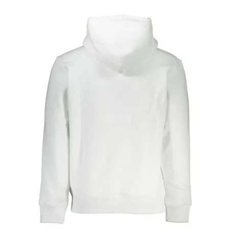 SWEAT-SHIRT SANS FERMETURE ÉCLAIR BLANC CALVIN KLEIN POUR HOMMES - CALVIN KLEIN