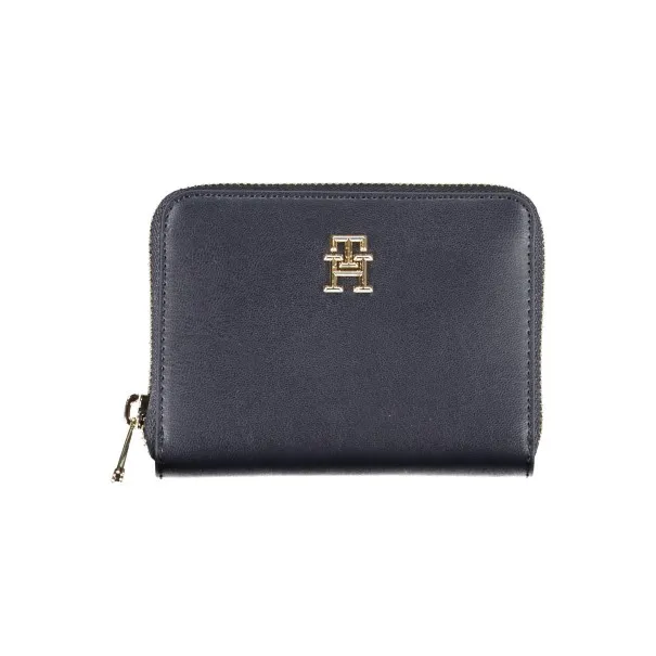 PORTEFEUILLE FEMME TOMMY HILFIGER BLEU - TOMMY HILFIGER