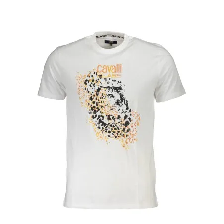 T-SHIRT MANCHES COURTES HOMME CAVALLI CLASS BLANC - CAVALLI CLASS