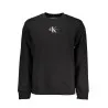 SWEAT-SHIRT SANS FERMETURE ÉCLAIR NOIR CALVIN KLEIN POUR HOMMES - CALVIN KLEIN