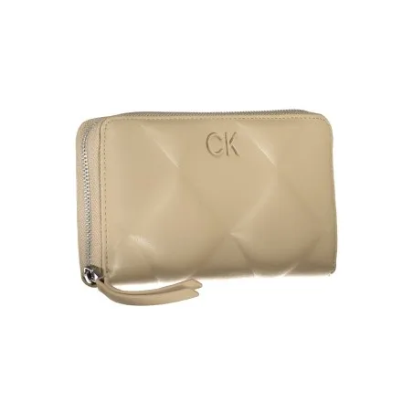 PORTEFEUILLE FEMME CALVIN KLEIN BEIGE - CALVIN KLEIN