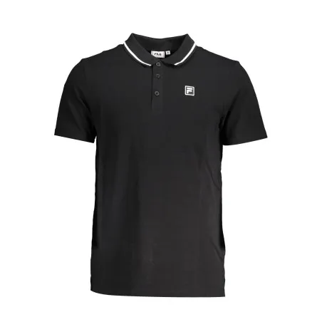 FILA POLO NOIR MANCHES COURTES HOMME - FILA