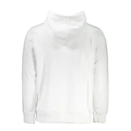 SWEAT-SHIRT SANS FERMETURE ÉCLAIR BLANC CALVIN KLEIN POUR HOMMES - CALVIN KLEIN